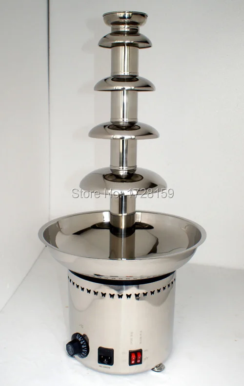 china factory price High qualtiy  Stainless steel 304  5 layer chocolate fountain  chocolate fountain stand