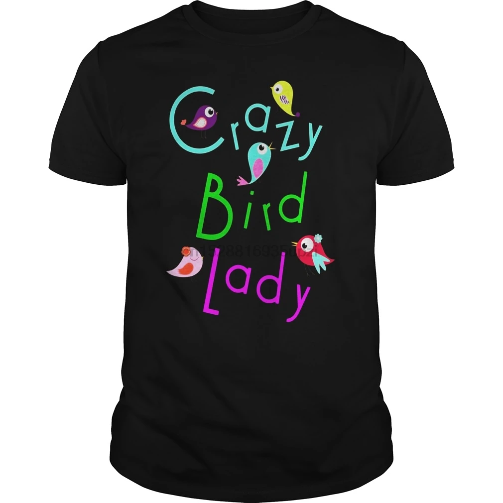 Мужская футболка с коротким рукавом Crazy Bird Lady Awesome Pets Lovers новая крутая женская |
