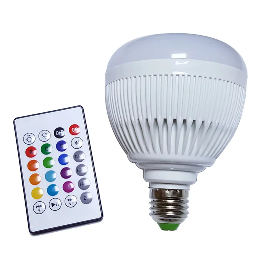 NEW-12W-Smart-RGBW-RGB-LED-Music-Bulb-110-240V-Music-Playing-Dimmable-Wireless-Bluetooth-Speaker