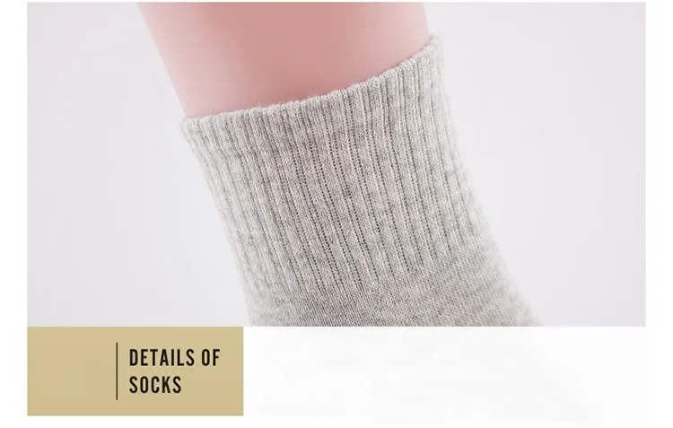 High Quality Casual Men's Business Socks For Men Cotton Brand Crew Autumn Winter Black White Socks meias homens 10 Pairs Big Size01
