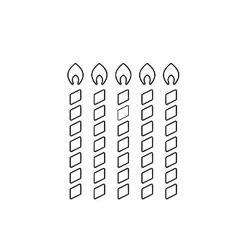 

Eastshape Metal Cutting Dies Candle Scrapbooking for Craft Card DIY Embossing Cuts New Craft Photo Template Album