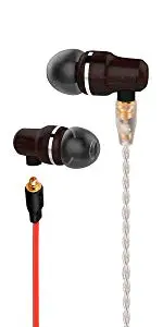 BASN Ebon+ профессиональные наушники с микрофоном и пультом дистанционного управления, MMCX сменный кабель шумоизоляция глубокий бас черное дерево наушники с эффектом дерева