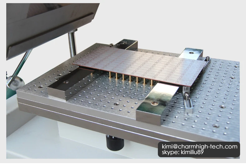 Горячее предложение! Высокая точность 3040 трафарет принтер, шелкотрафаретный принтер SMT 3040 паяльная паста принтер вручную, алюминиевая платформа