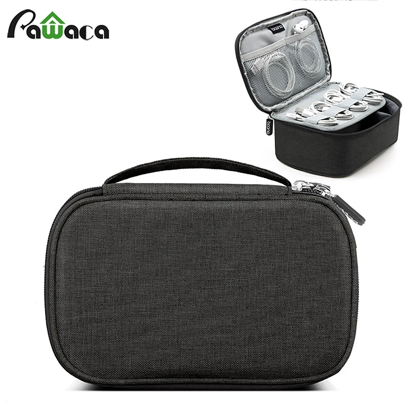 

Multifunction Digital Accessories Storage Bag Electronic Cable Storage Organizer Bag for USB Cable Storage Bag Case Bolsa Cables