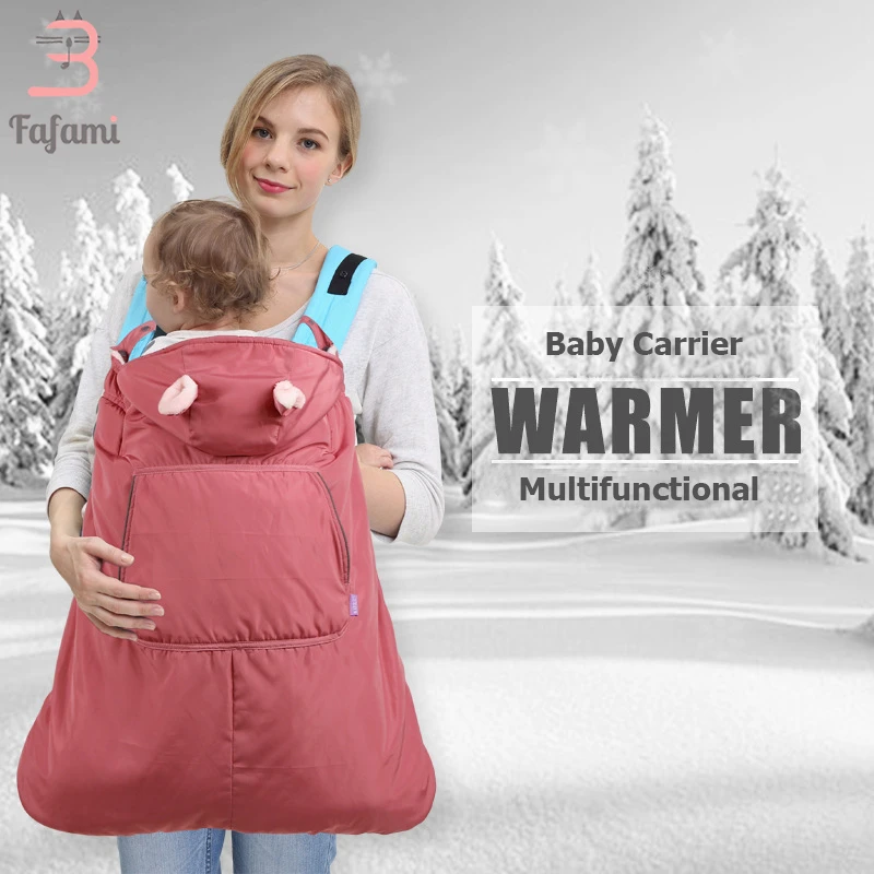 Cape Pour Porte Bebe Couverture Coupe Vent Sacs A Dos Pour Nouveau Ne Couette Avec Echarpe Pour Bebe Hiver Aliexpress
