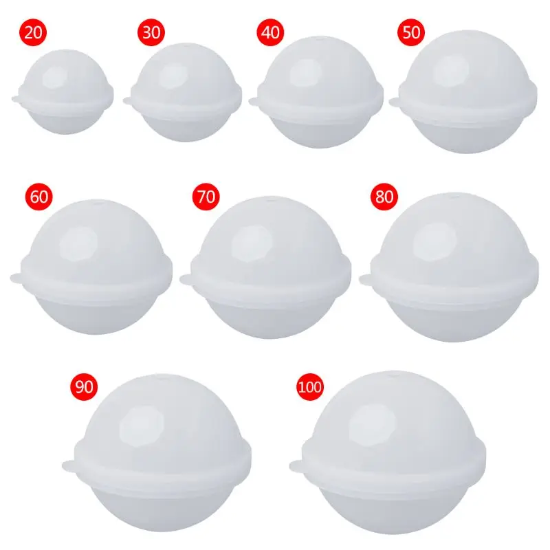 

Stereo Spherical Silicone Mold Jewelry Making DIY Balls Resin Decoration Crafts