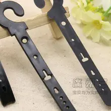 100 шт. черный пластик J крюк нажмите крюк ABS портативный вешалка крючок для капитализации Носки, ремень других мелких аксессуаров