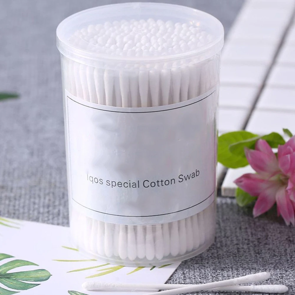 

For Electronic Cigarettes IQOS 2.4 Plus 200pcs Cleaning Cotton Sticks Heating Vape IQOS Clean Tool Accessories Hot sale