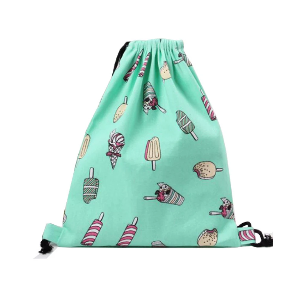 Buy Ice Cream Drawstring Backpack Sackback Rucksack