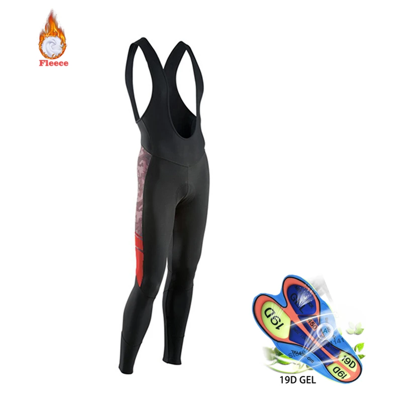 Ropa ciclismo Warm 2019 Winter Thermal Fleece Cycling Clothes Men's Jersey Suit Outdoor Riding Bike MTB Clothing Bib Pants Set