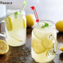 8 шт./компл. многоразовые соломы силиконовая втулка для соломы Коврики Еда Класс Нержавеющая сталь соломы Барные аксессуары зубы противоударный