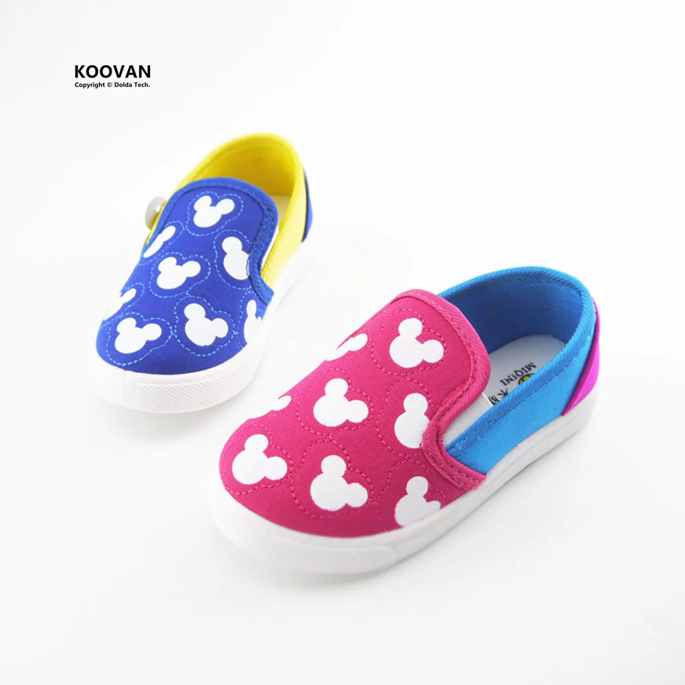 Najtaniej Koovan buty dla dzieci 2019 dla dzieci dla dzieci chłopcy dziewczęta tenisówki Cartoon Mouse deska trampki pierwsze Walker maluch buty