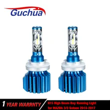 

Guchua H15 LED Headlight Bulbs High Beam and Day Running Light 12V Car Light Auto Headlamp for MAZDA 3/3 Saloon 2014-2017