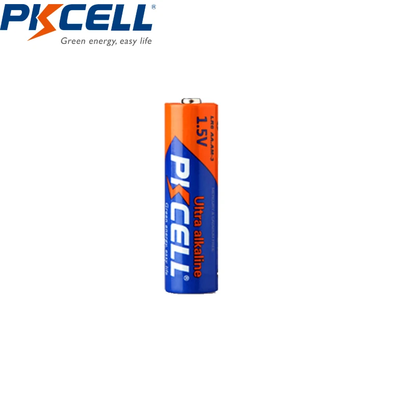100 x PKCELL AA батареи LR6 1,5 V 2A щелочные батареи основные батареи AA lr6 AM3 E91 MN150 батареи для MP3 камеры