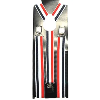 

2018 Hot Mens Womens Unisex Clip-on Suspenders Elastic Y-Shape Adjustable 2.5cm*100cm Strap Dress Accessories Strap Apparel Hot