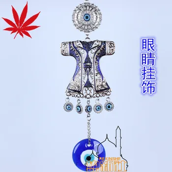 

Turkey blue diamond shaped pendant eyes clothes high-grade wall decorations Home Furnishing Muslim Islamic peace