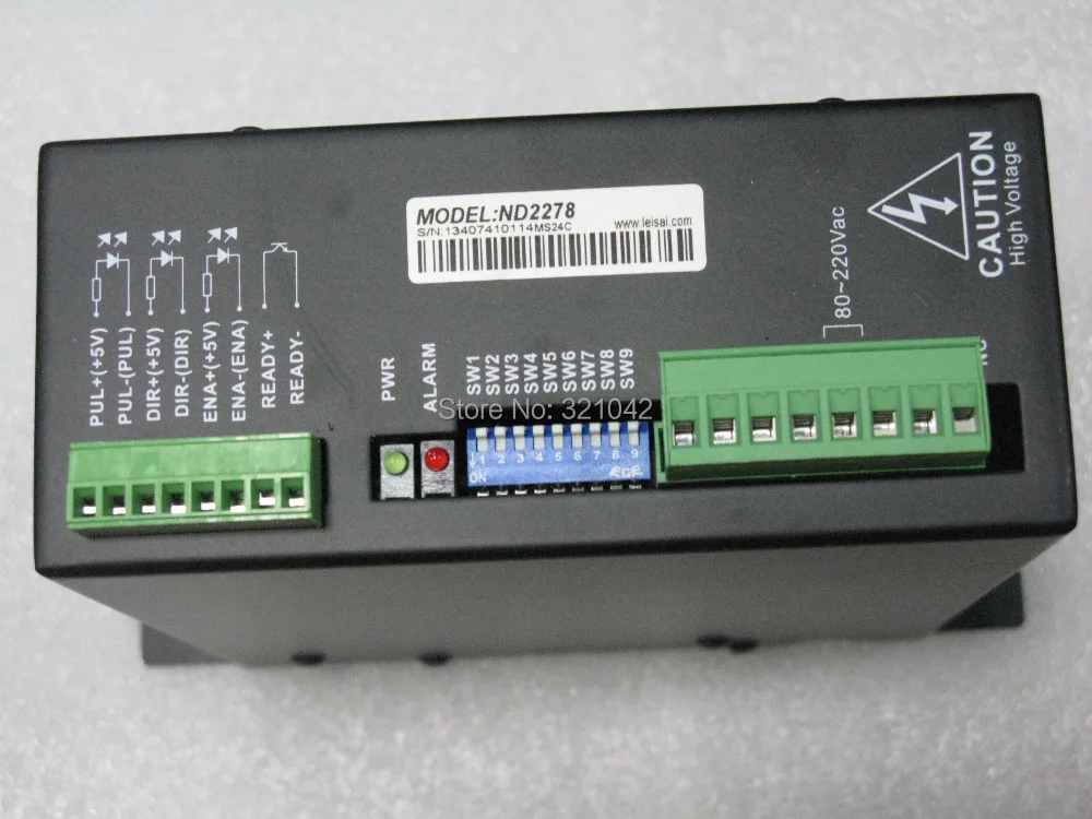 

New Leadshine 2-phase high voltage stepper drive ND2278 work 220VAC ,out 1.0A-7.8A CNC Driver instead of MD2278