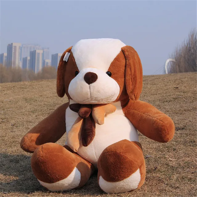 Fancytrader Big Dog Plush Toys Giant Soft Stuffed Animals Dogs Doll Gifts for Girls 3 Sizes