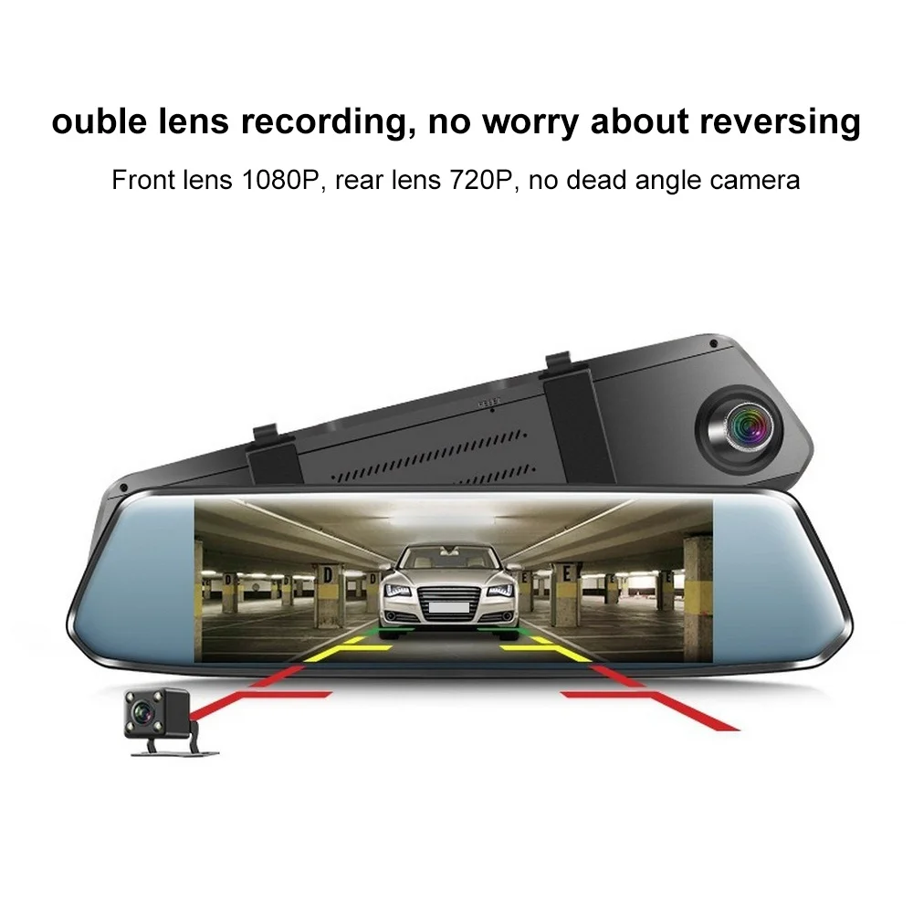 Car DVR Camera 7 Inch 1080P HD Dual Recording IPS Touch Screen Car Driving Recorder 170 Degree Wide Angle Night Vision Car DVR Camera 7 Inch 1080P HD Dual Recording IPS Touch Screen Car Driving Recorder 170 Degree Wide Angle Night Vision
