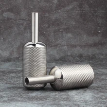 YILONG 1 шт. из нержавеющей стали Татуировка ручка 25 мм с задней стволовой профессиональные ручки для тату-машинки трубы Советы Инструмент