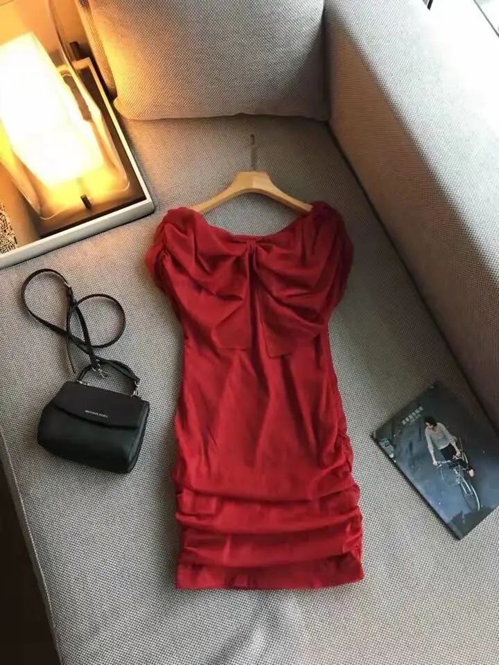 Nouvelle Mode D03473 Printemps Luxe Qualité De Design Marque 2019 Robe Supérieure Partie Femmes Style Européenne qETx6Zw5