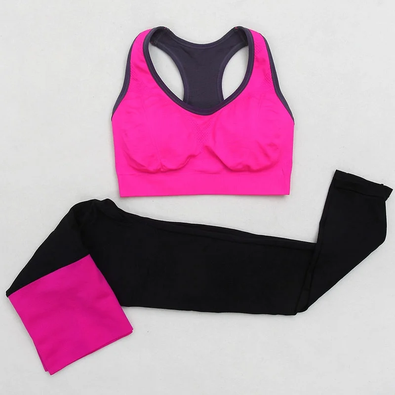 

S72 Women Seamless Bra+Pants Leggings Set Fitness Workout Tracksuit