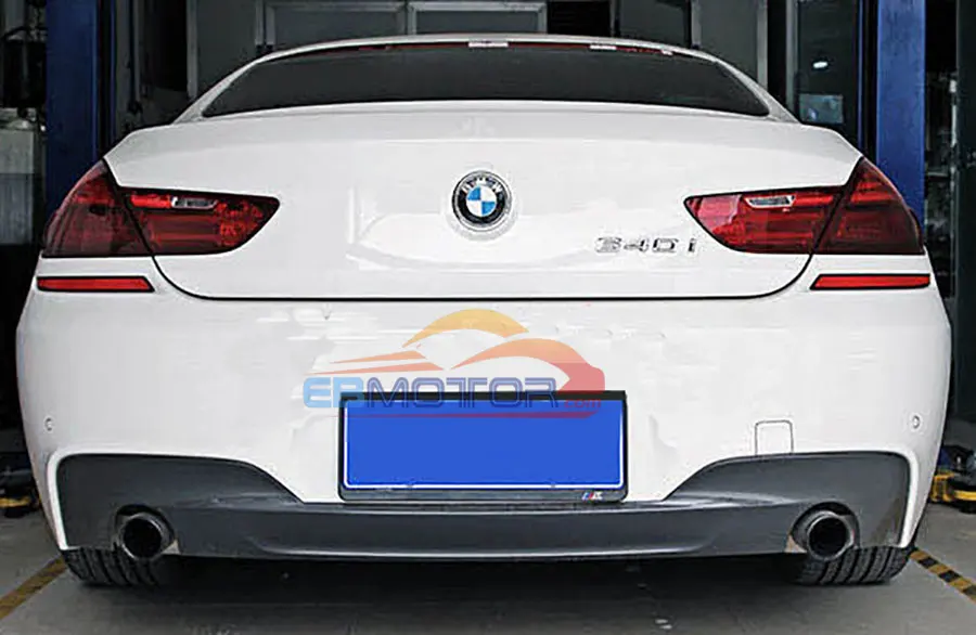 Real Carbon Fiber Rear Diffuser For BMW F06 F12 F13 Grand Coupe 640i M-Sport B289