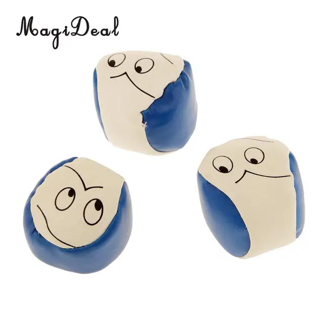 PU Ball Confused Look Juggle Balls Magic Prop Beginners Toys Gift 3pcs//Set