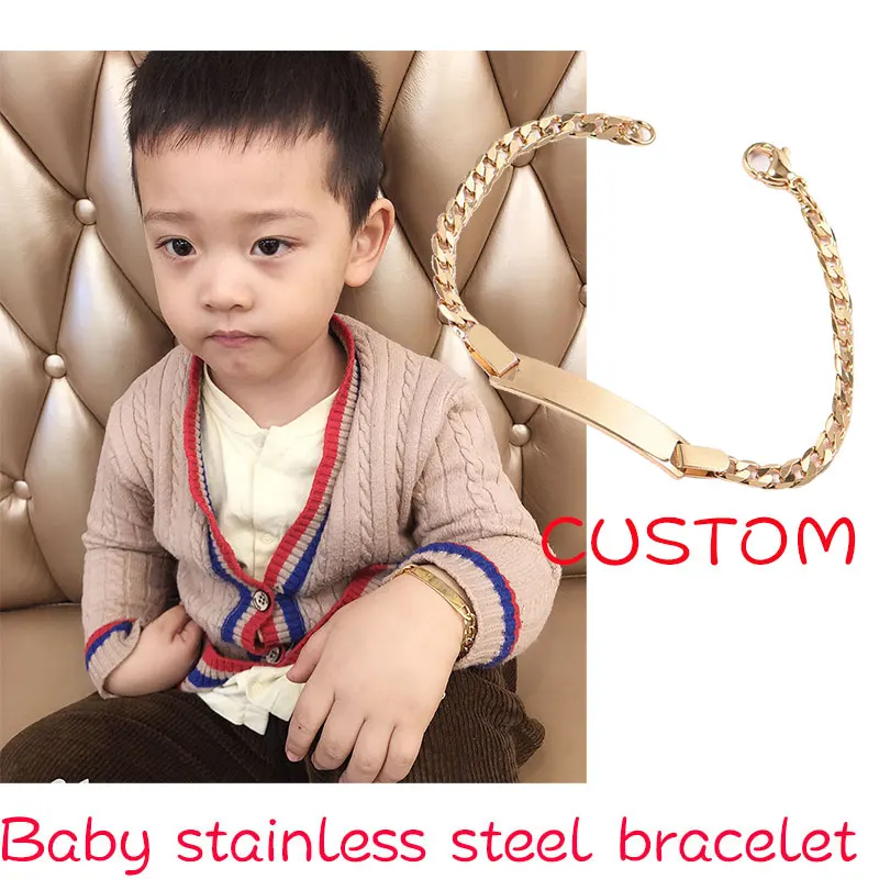 

Her king queen Personalized Engraved Name Motto ID Tag Custom Women Stainless Steel Simple Bangle Charms chain Bracelet Jewelry