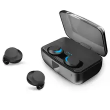 Мини TWS портативный беспроводной наушник Bluetooth Hi-Fi стерео с светодиодный мини-наушник в уши водонепроницаемый с зарядным устройством