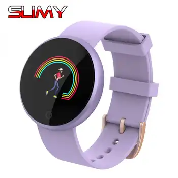 

Slimy Smart Watch Women 2019 IP68 Waterproof Heart Rate Monitoring Bluetooth For Android IOS Fitness Bracelet Smartwatch B36