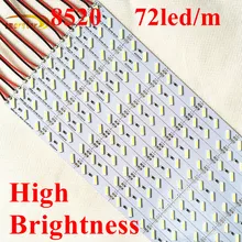 Smarstar 0,5 м 8520 южнокорейский чип светодиодный светильник с жесткой полосой светодиодный светильник ing DC 12 В 50 см 11 Вт высокая яркость светодиодный светильник