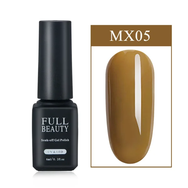 6 мл Быстросохнущий лак для ногтей, просвечивающаяся, в 3 слоя гель Лаки прочного смывка для лака для ногтей Маникюрные принадлежности LE981-2 - Цвет: MX05