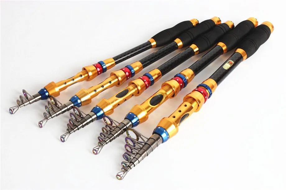 

1.8-3.6M Portable Telescopic Carbon Fiber Fishing Rod Boat Fishing Rod Spinning Carp Lure Fishing Tackle Pole Fish Rod