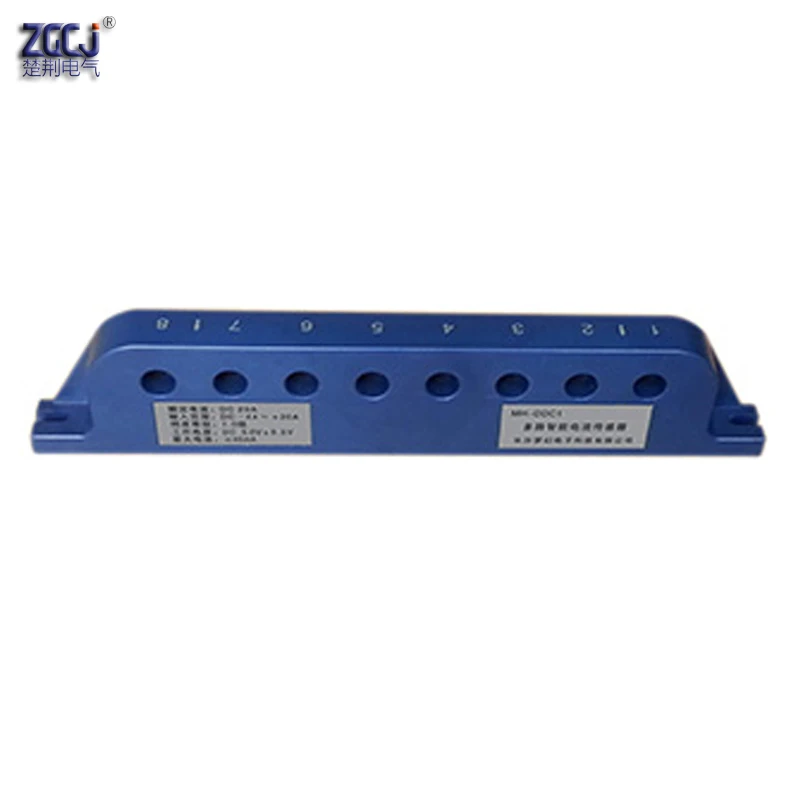

8 ways Photovoltaic DC ampere sensor 8 channels perforation DC ampere signal collect moudle collector with RS485 communication