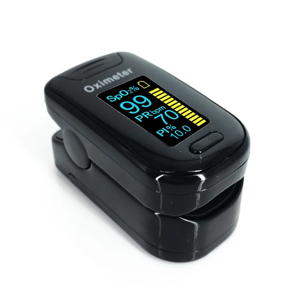 Digital Pulse Oximeter oximetro de pulso OLED SPO2 PR PI 3 ...