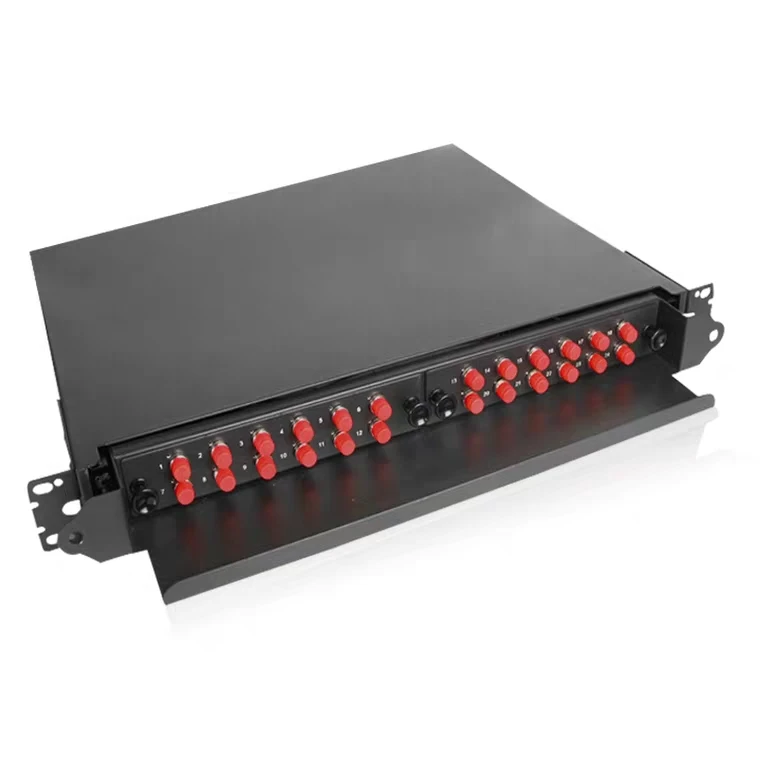 

Factory Direct 36 Core Fiber Optic Terminal Box Filled with FC/UPC Pigtails and Adapters