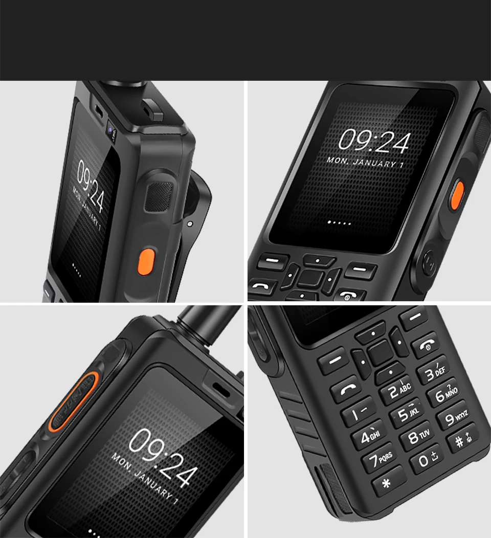 UNIWA Alps F40 мобильный телефон Zello Walkie Talkie IP65 Водонепроницаемый gps 4G gps смартфон MTK6737M четырехъядерный 1 Гб+ 8 Гб мобильный телефон