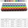 Numéro de câble Ethernet à Clip, 100 pièces/lot 0-9 0123456789 0.75mm2-6 mm2, Type M CAT 6, marqueur de câble ► Photo 2/6