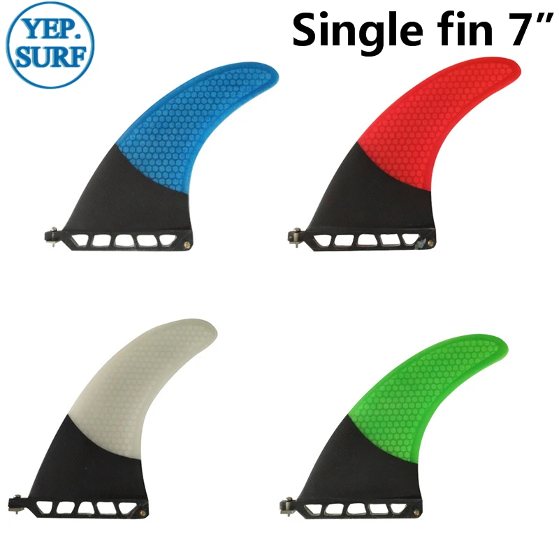 

SUP Single Fins 7 inch Surfboard Center Fin Carbon Fibre Paddle Surf Fin stand up paddle Fin