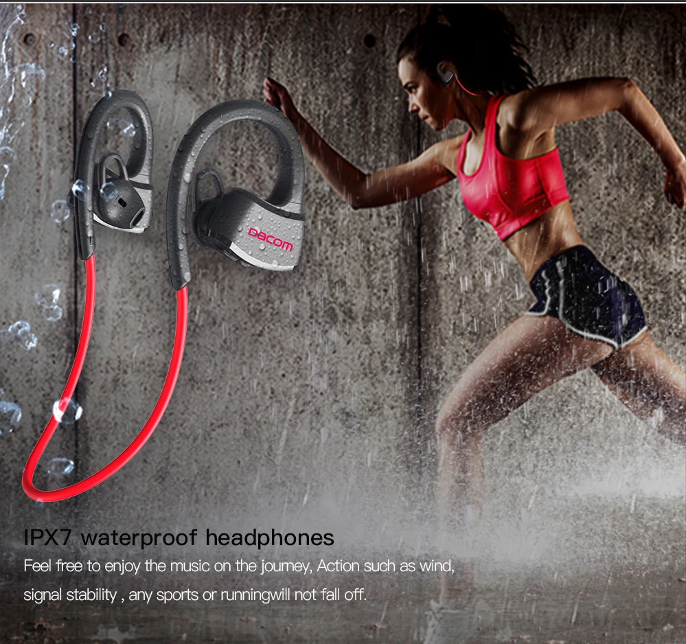 

DACOM P10 Sport Bluetooth Headphone IPX7 Waterproof Running Wireless Earphone Stereo Earbuds Headset with Microphone
