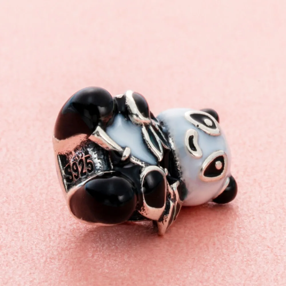 RainMarch 925 Silver Beads Fits Pandora Charms Bracelet Original 925 Silver Beads Panda Charms Women Jewelry Making Dropshipping (3)