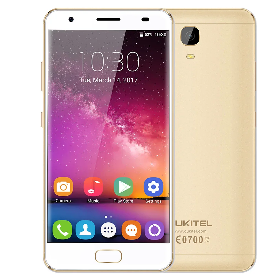 Original OUKITEL K6000 PLUS 5.5 Inch FHD MTK6750T Octa Core 16MP Smartphone 4GB RAM 64GB ROM 12V/2A 6080MAH battery Mobile Phone