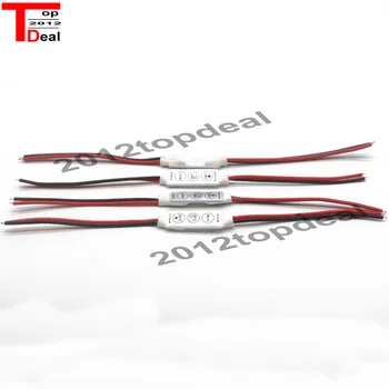 

100PCS DC12V 24V Mini Led Dimmer Controller 3 Keys 6A to Control Single Color Led Strip Light SMD 3528 5050 5630