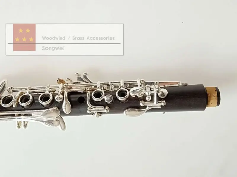 Профессиональные E ключ кларнет Настоящее эбенового дерева бемоль хороший материал и звук+ case