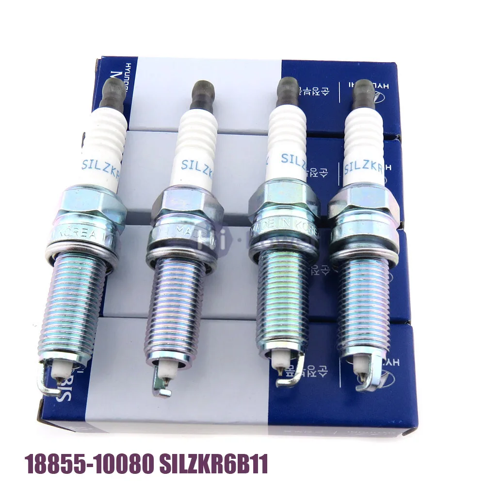 Buy 4/Lot 18855 10080 SILZKR6B 11 Iridium Spark Plugs