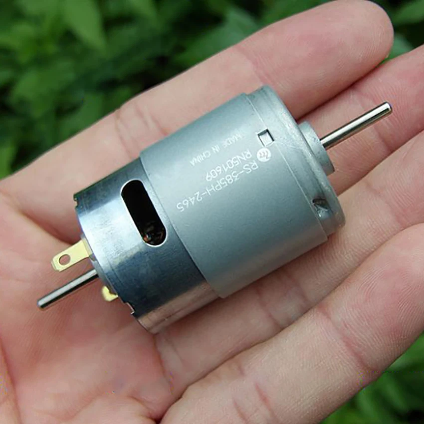 385 МОДЕЛЬ микро мотор DC12V 24V высокоскоростной двигатель с большим крутящим
