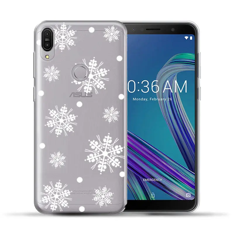 Arvin Clear Silicone Pattern Cover for ASUS Zenfone max Pro m1 ZB601KL Soft TPU Phone Cases for ASUS ZC520KL ZC554KL ZC520TL Bag (20)