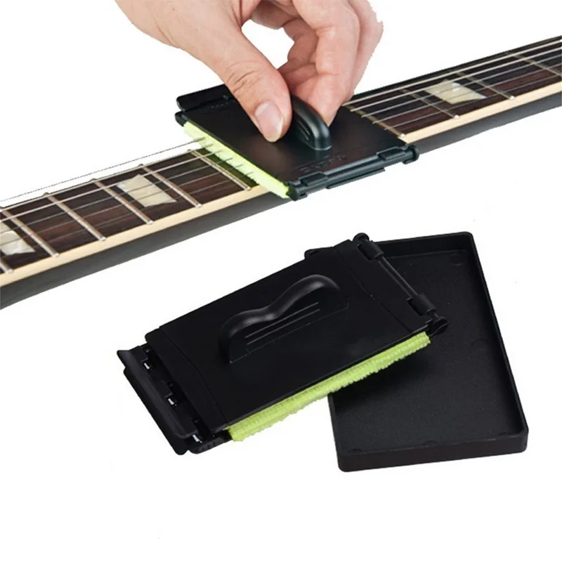 

Ergonomic Electric Guitar Bass Strings Scrubber Rub Cleaning Maintenance Care Guitar String Cleaner Instruments Accessories