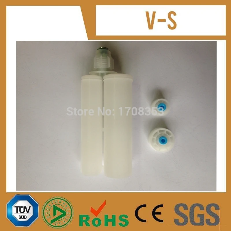 

Free Shipping 200ml/cc Dual Epoxy Cartridge 2:1 With Pistons